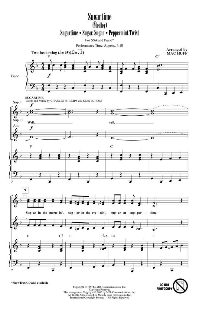 Sugartime (Medley)
